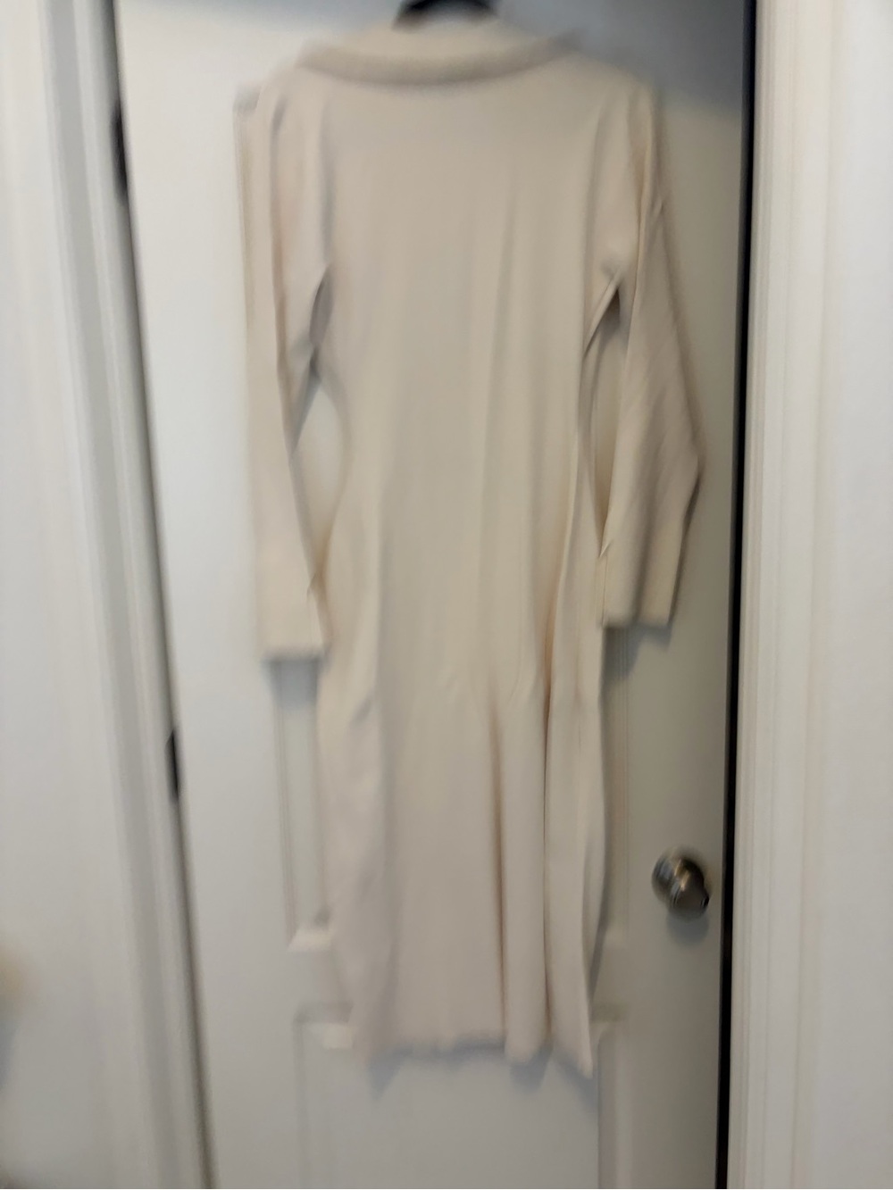 Banana Republic Cream Wrap Sweater Dress - Picture 9 of 9